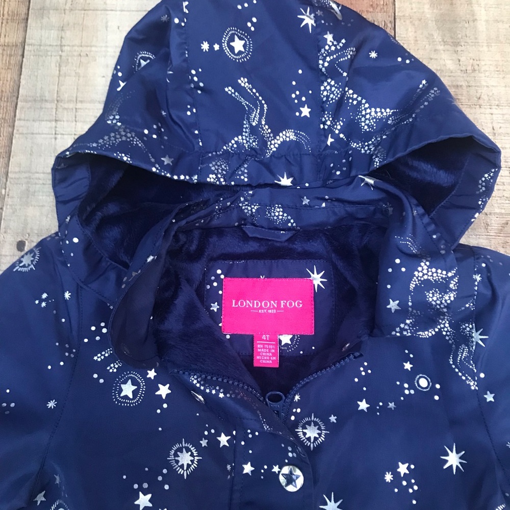 Girls London Fog jacket - Picture 3 of 6
